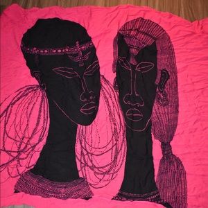 Black/Pink Scarf